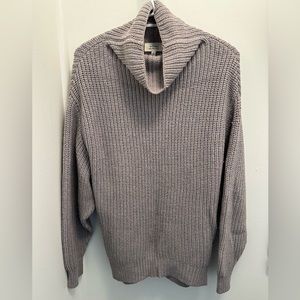 Montepellier Grey Oversized Knit Sweater